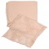 Cotton Half Net Stole- Light Brown